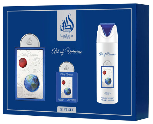 LATTAFA - Set Art of Universe EDP 100ml + 20ml + Deo 200ml (hombre)